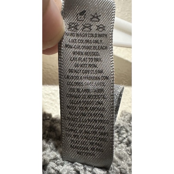 SKIMS Women's Cozy Knit Cropped T-Shirt Size S/M - Grey - Picture 5 of 6